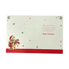 For Special Son Teddy  With Gifts Design Red Christmas Card