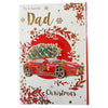 To a Special Dad Die Cut Car Design Christmas Card