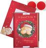 Cute Forever Friends Wreath and Heart Design Boxed Christmas Card for Someone Special