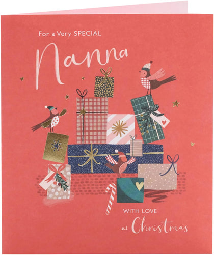 Presents Design Special Nanna Christmas Card