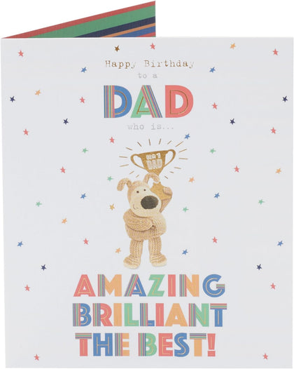 Boofle Cute Design Dad Birthday Card