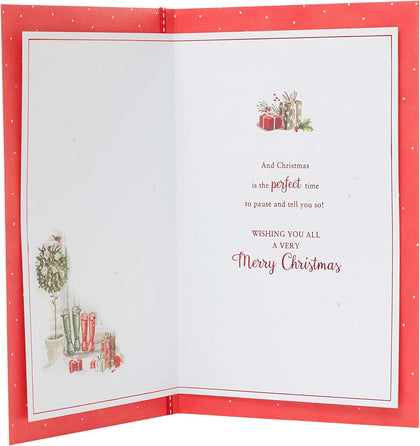 Decorated Doorway Design Brother & Sister-In-Law Christmas Card