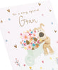 For Gran a Gardening Themed Design Cute Boofle Mother’s Day Card