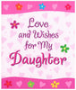 Love and Wishes for My Daughter Little Keepsake Book