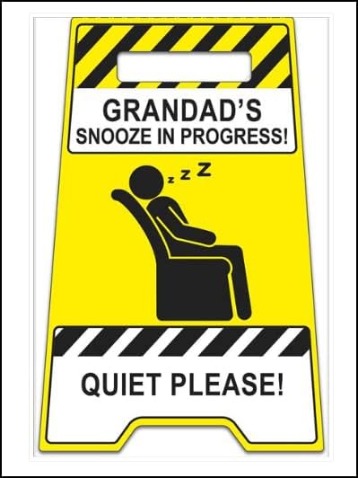 Grandad's Snooze in Progress! Father's Day Card