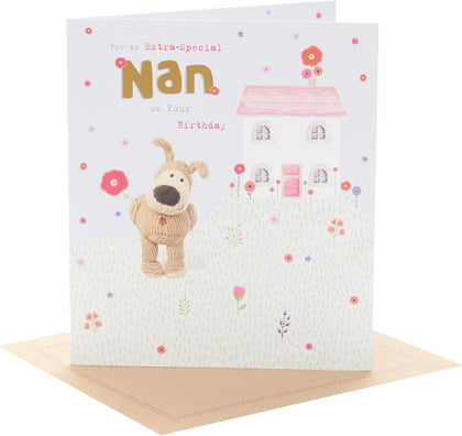 Boofle Near House Nan Birthday Card