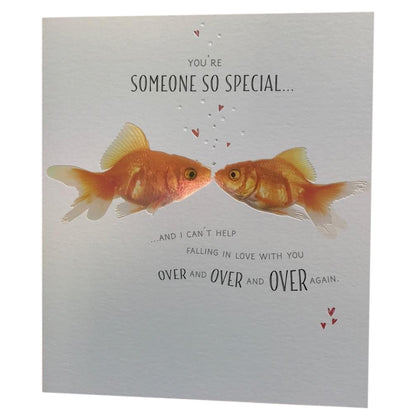 Someone So Special Lovely Fishes Design Valentine's Day Card