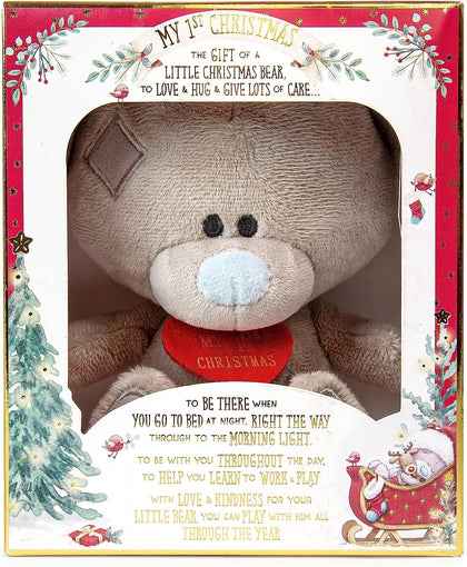 Me to You Tiny Tatty Teddy My First Christmas Bear in Gift Box