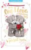 3D Holographic Keepsake One I Love Me to You Valentine's Day Card