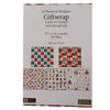 10 Sheet of Mix Designer' Soft touch Foiled Christmas Giftwrap