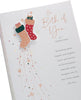 Stockings Design for Both of You Christmas Card