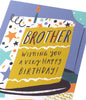 Cake Slice Design Brother Birthday Card