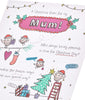 Doodle Poem Design Mum Christmas Card