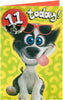 Wacky Dog Design with Badge 11th Birthday Card