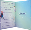 Disney Frozen Design with Activity Daughter Birthday Card