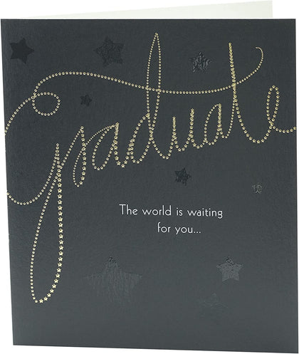 Stylish Design University Graduation Congratulations Card