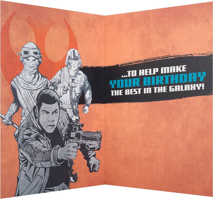 Star Wars 10th Birthday Card 'Resistance'