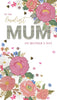 The Loveliest Mum Pink Petal Passion Hand-Finished Mother's Day Card