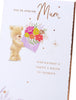 Adorable Teddy Nutmeg Design Mum Birthday Card