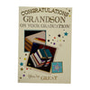 Congratulations Grandson You're Great Books Design Graduation Card