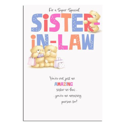 Special Sister In Law Forever Friends Birthday Card