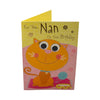 For Nan Cute Cat With Yarn Design Birthday Card