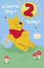 Disney Winnie The Pooh 2nd Kids Birthday Card For Him