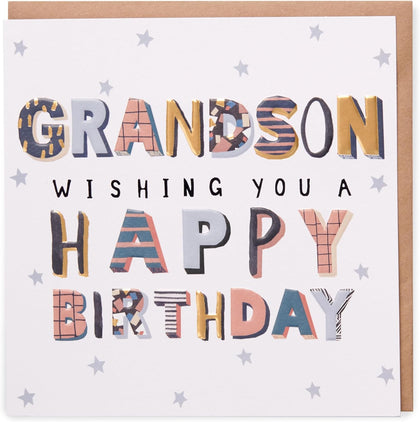 Kindred Grandson Happy Birthday Card