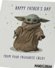 Disney The Mandalorian Funny Design Father's Day Card