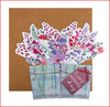 Bunch of Flowers in Box 3D Pop Up Mother's Day Card