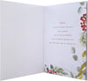 Classic Seasonal Foliage Design Mum Boxed Christmas Card