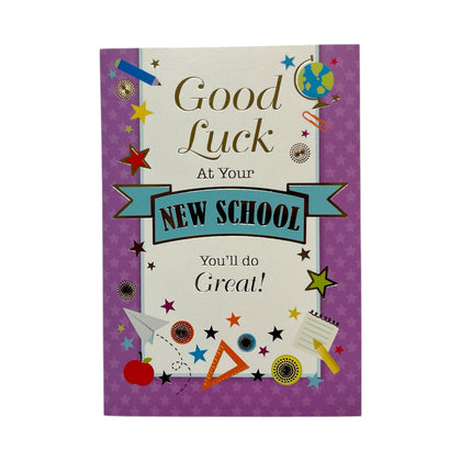 Good Luck At Your New School You'll Do Great Greeting Card