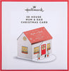 2X Cards Christmas Card for Mum and Dad Classic Pop-up 3D House Design