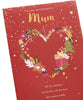 Heart Design Mum Christmas Card