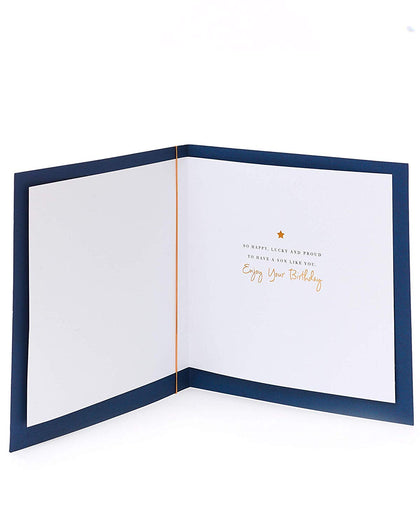 Star Attachment Sentimental Son Birthday Card