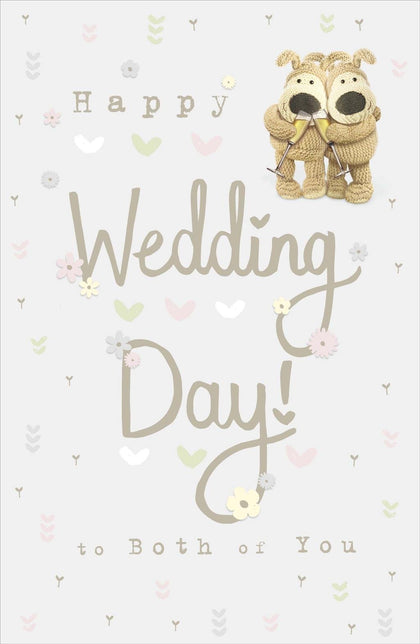 Wedding Day Boofles Toast Card