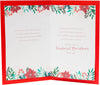 Friend Christmas Thank You Card With Nice Verse (pack of 2)