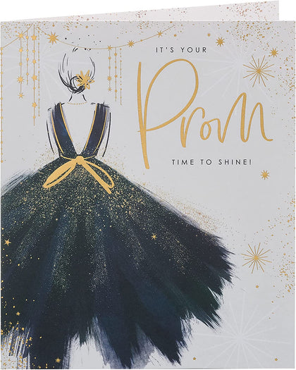 Stunning Dress Design Prom Congratulations Card For Her