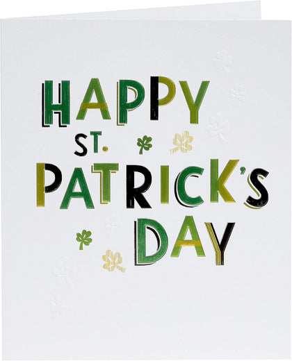 Happy St. Patrick's Day Love & Laughter Greeting Card