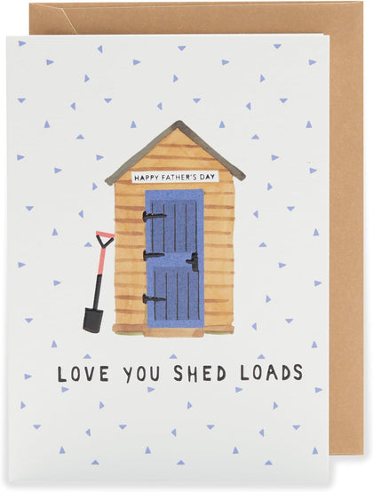 Love You Shed Loads Magical Hideaway! Contemporary Father's Day Card