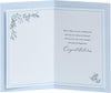 Traditional Church Design Wedding Congratulations Card