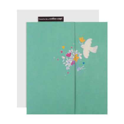 Dove & Flowers Design Thinking of You Card