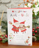 Sweet Santa and Mrs Clause Design Auntie and Uncle Christmas Card (Pack of 2)