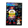 Brother Space Sky Juvenile Birthday Card