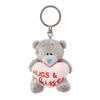 Me to You Tatty Teddy Plush Keyring 'Hugs and Kisses' Official Collection