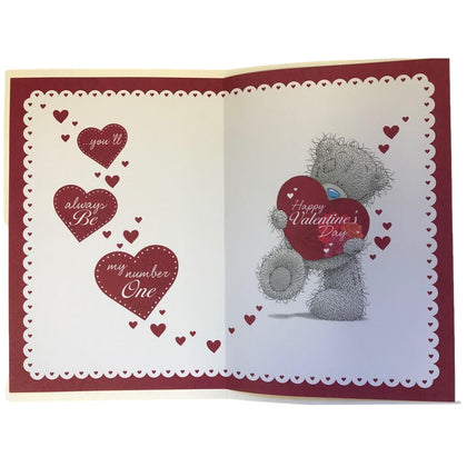 One I Love 1st Valentine's Day Me to You Bear Card