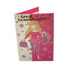 Great Granddaughter Juvenile Girl With Purse and Shopping Bags Birthday Card