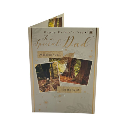 To A Special Dad Photographic Forest Design Father's Day Card