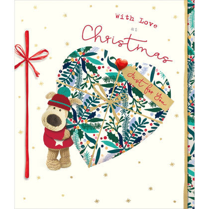 Boofle with a Heart Christmas Card