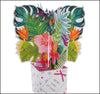 3D Tropical Flowers Design Pop Up Mother's Day Card